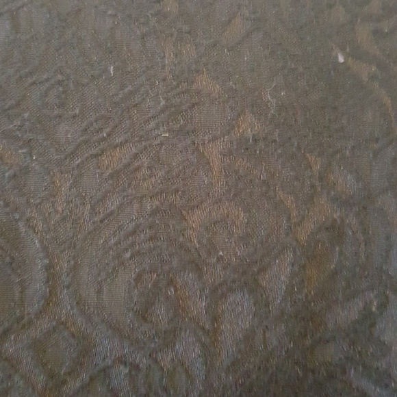 💥LAST CHANCE💥 Black Mini Skirt w/ Floral Emboss - Picture 2 of 2